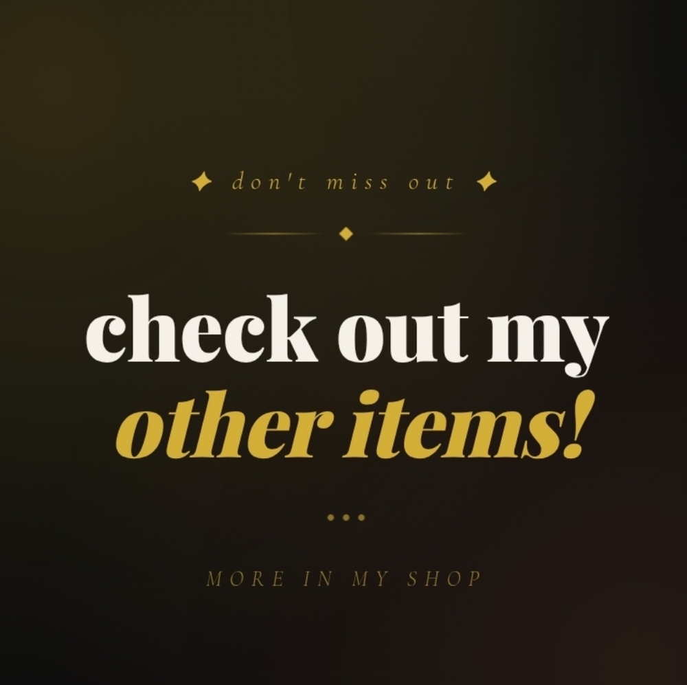 Please Check Out My Other Items